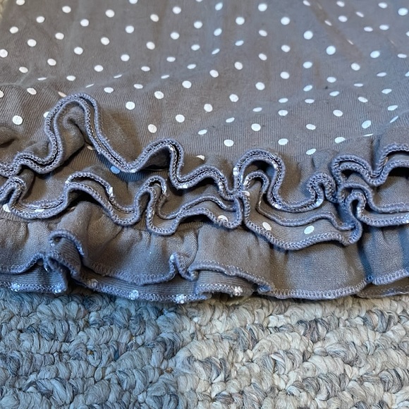 Gray Stylish Frilled Shorts - Picture 2 of 2